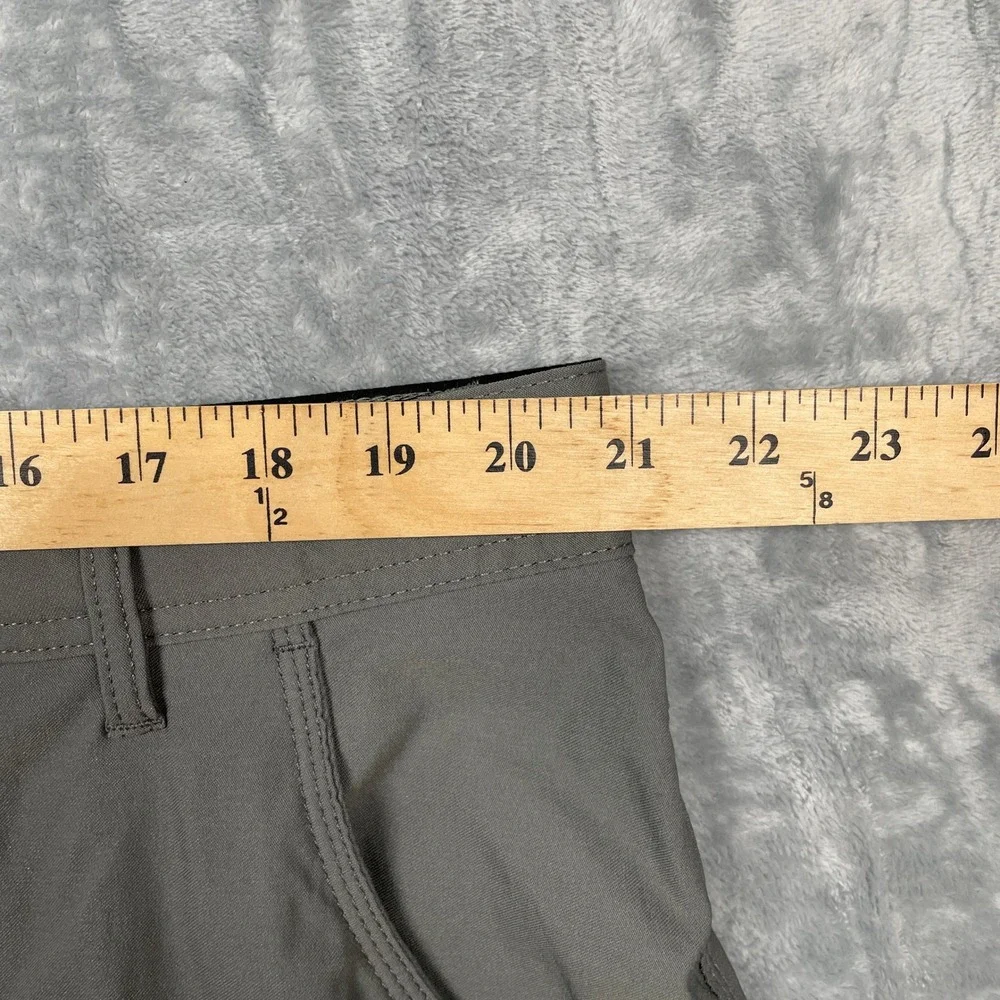 Prana Zion Pants Mens 40x32 Gray Relaxed Fit Straight Leg Hiking Cargo New